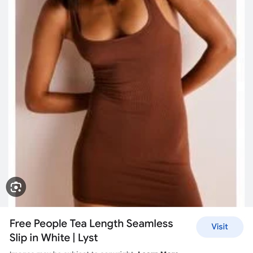 Intimately 🌺free people extreme T back seamless slip 36’ long - Picture 13 of 15